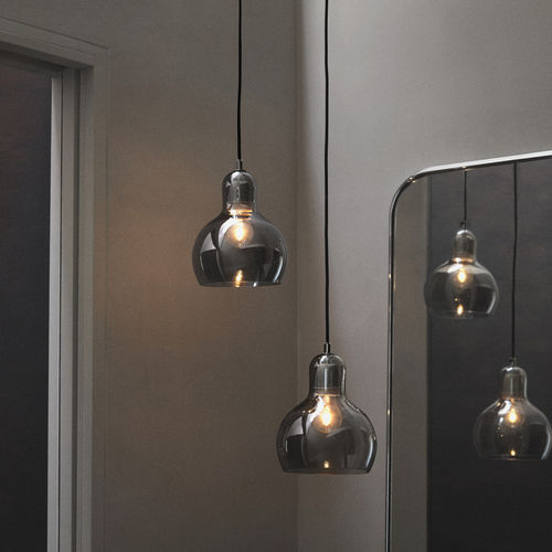 Hängelampe - MEGA BULB  - Andtradition - geblasenes Glas / Porzellan / modern