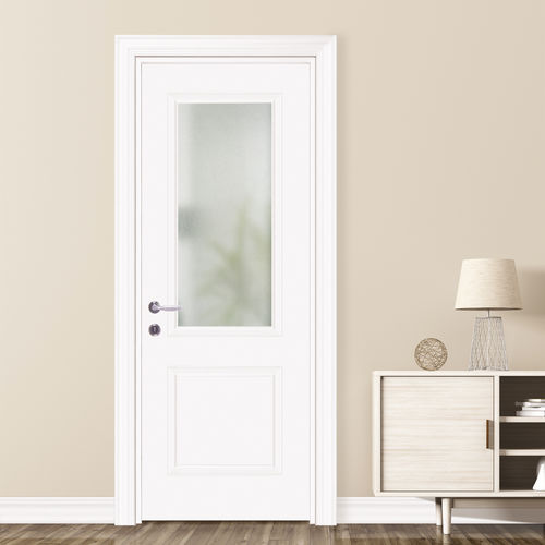 Tür für Innenbereich - CLASSIC : FLORIA - ARTELLA - Holz / einflügelig / halbverglast