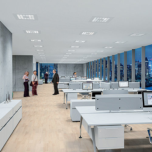 Einbaudownlight - MIREL EVOLUTION MINI - ZUMTOBEL - für Aufbau / LED / quadratisch
