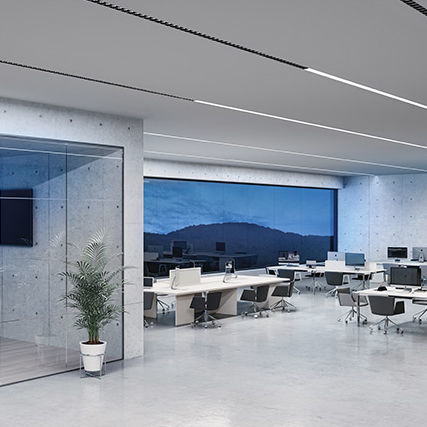 Beleuchtungsprofil für Aufbau - SLOTLIGHT INFINITY SLIM - ZUMTOBEL - Einbau / hängend / für Deckenmontage