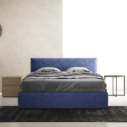 Doppelbett - ICON SMALL - ZALF spa - modern / gepolstertes Kopfteil / Polster