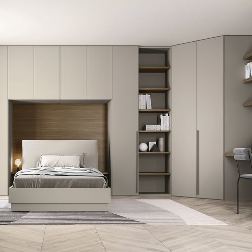 Modul-Kleiderschrank - ALTERNA SM2015 - ZALF spa - Eck / modern / Nussbaum