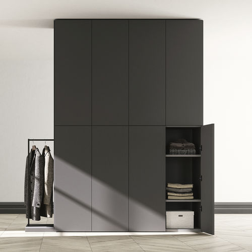 Modul-Kleiderschrank - SM2018 - ZALF spa - modern / melaminbeschichtet / mit Schwingtür