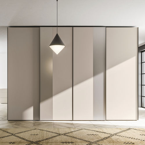Kleiderschrank mit Schiebetür - SM2014B - ZALF spa - Modul / modern / Glas