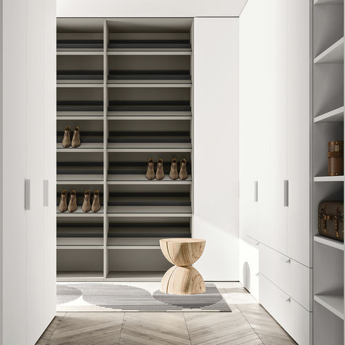 Modul-Kleiderschrank - SM2017 - ZALF spa - modern / melaminbeschichtet / mit Schwingtür