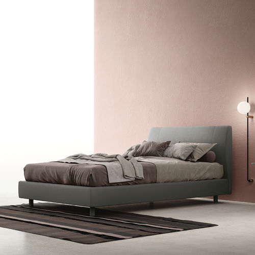Doppelbett - SPOON - ZALF spa - modern / gepolstertes Kopfteil / Polster