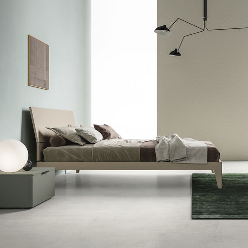 Doppelbett - FOLD - ZALF spa - modern / Kopfteil / melaminbeschichtet