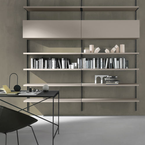 Wandmontiertes Bücherregal - FLEXY EASY SM2205 - ZALF spa - Modul / modern / Metall