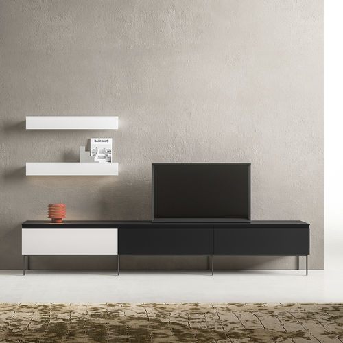 Modernes Sideboard - ZALF spa - melaminbeschichtet / mit Regal / modular