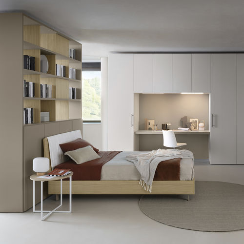 Weißes Kinderzimmer - SM2511 - ZALF spa - braun / melaminbeschichtet / Jungen