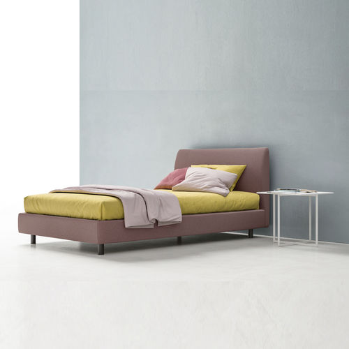 Einpersonenbett - SPOON - ZALF spa - modern / gepolstertes Kopfteil / Nachttischen