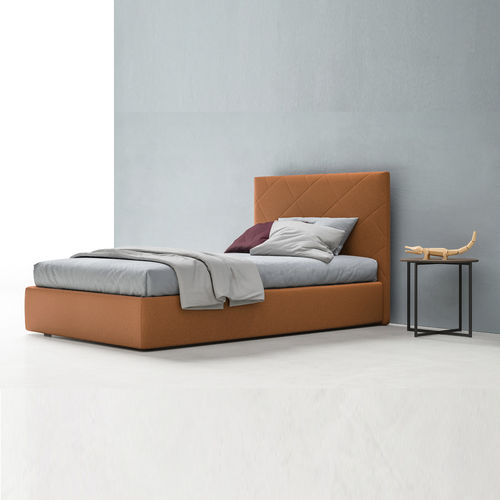 Einpersonenbett - ICON BIG - ZALF spa - modern / gepolstertes Kopfteil / Nachttischen