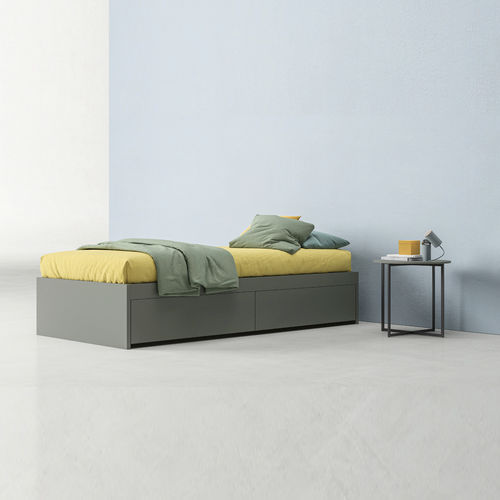 Einpersonenbett - LIGHT - ZALF spa - modern / Kopfteil / mit Schublade