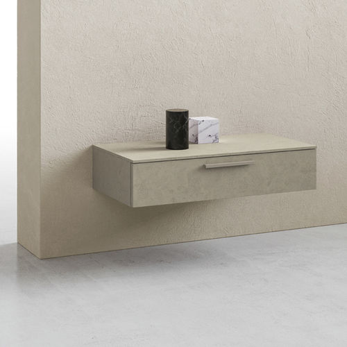 Hängender Nachttisch - SIMPLY - ZALF spa - modern / melaminbeschichtet / rechteckig
