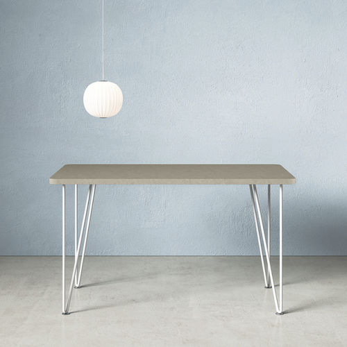 Bodenstehender Schreibtisch - STELO - ZALF spa - modern / melaminbeschichtet / gerade