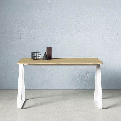 Bodenstehender Schreibtisch - ARCHIMEDE - ZALF spa - modern / melaminbeschichtet / gerade