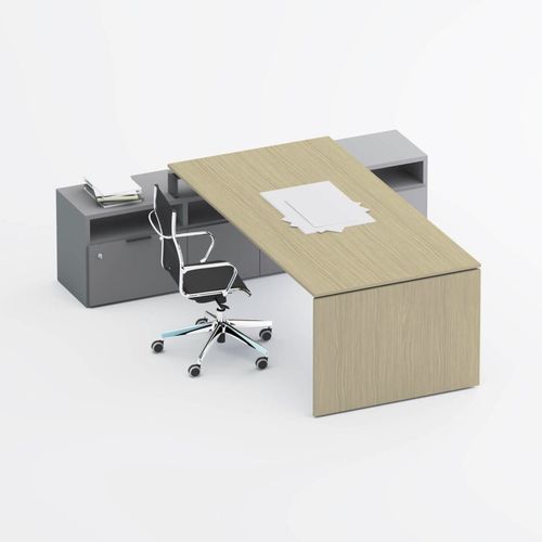 Chefschreibtisch - SM2577 - ZALF spa - bodenstehend / modern / Holz