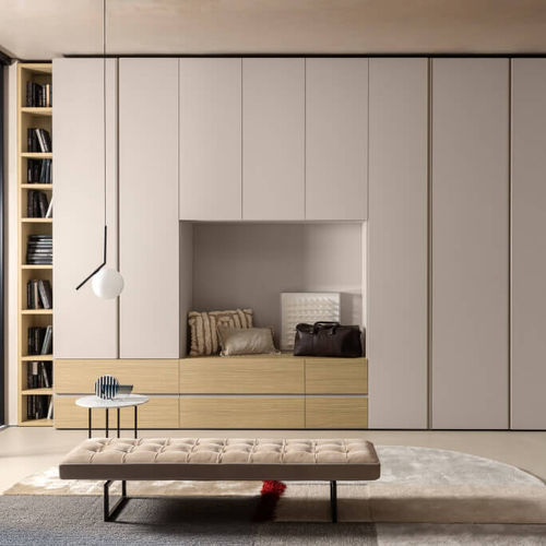Modul-Kleiderschrank - SM007 - ZALF spa - modern / melaminbeschichtet / mit Schwingtür