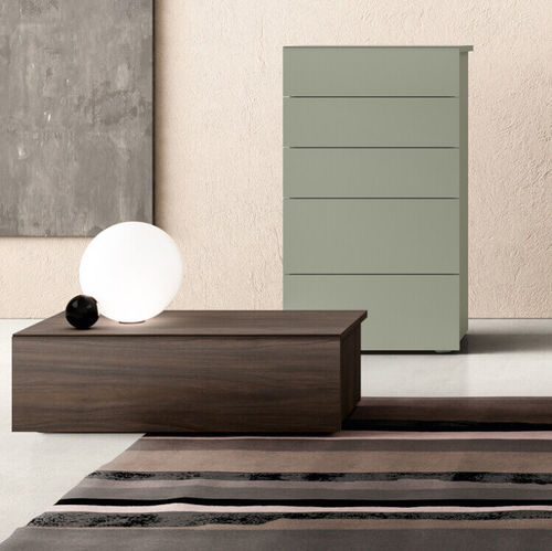 Moderner Nachttisch - SET - ZALF spa - Holz / Gestell aus Holz / rechteckig