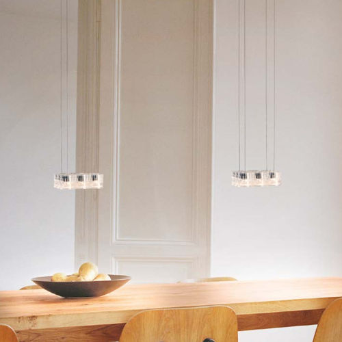 Hängelampe - COMBILIGHT  - STENG - Metall / Glas / modern