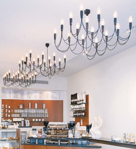 Moderner Kronleuchter - LIGHTNESS - STENG - Glas / Metall / LED