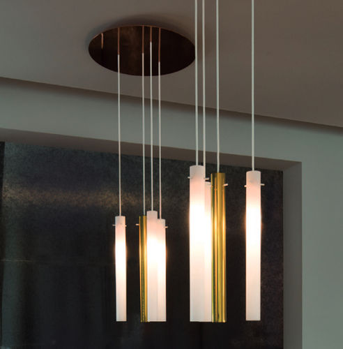 Hängelampe - WL1 - STENG - Aluminium / Messing / Glas