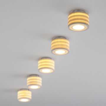 Moderne Deckenleuchte - TJAO - STENG - rund / Porzellan / Halogen