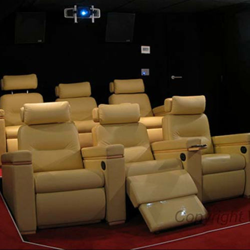 Stoffkinosessel - VOTRE CINEMA - Heimkino / für Privatgebrauch / gelb