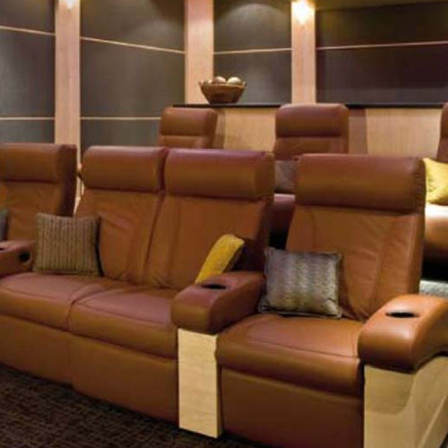 Leder-Kinosessel - VOTRE CINEMA - Heimkino / für Privatgebrauch / braun
