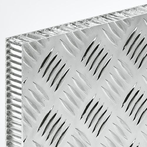 Sandwichpaneel für Innenausbau - COMPOCEL® ALU-RIS, ALU-MAN - Cel Components S.r.l. - für Fußboden / 2 Aluminium-Deckschichten / Aluminium-Wabenkern