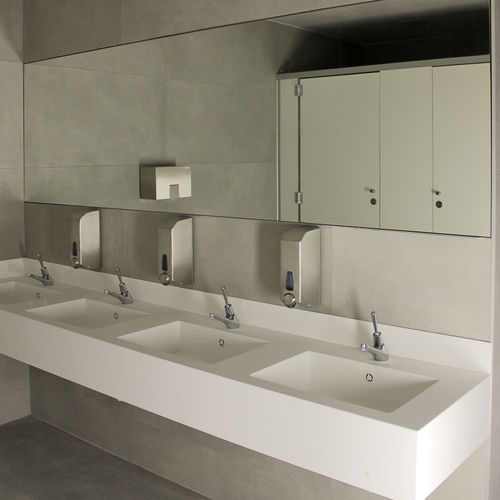 Corian®-Waschtischplatte - Cel Components S.r.l. - maßgefertigt / zur beruflichen Nutzung