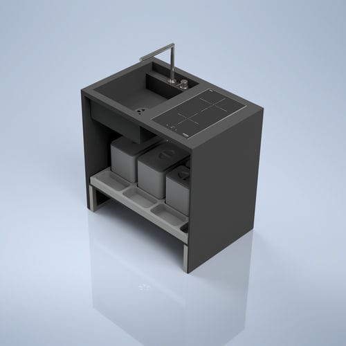 Mineralwerkstoff-Arbeitsplatte - Cel Components S.r.l. - für den Innenraum / für Außenbereich