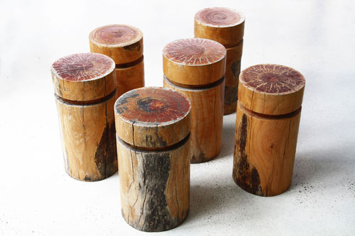 Hocker / organisches Design - LOG  - LifeSpaceJourney - Holz