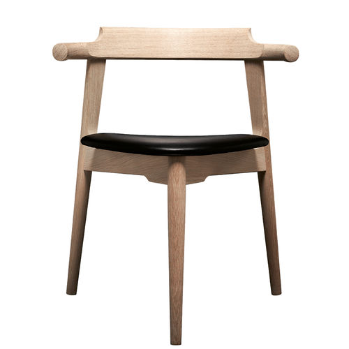 Klassischer Stuhl - pp58/3 - PP MØBLER - für den Innenraum / Leder / Holz
