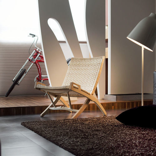 Moderner Sessel - pp512  - PP MØBLER - Naturfaser / Holz / klappbar