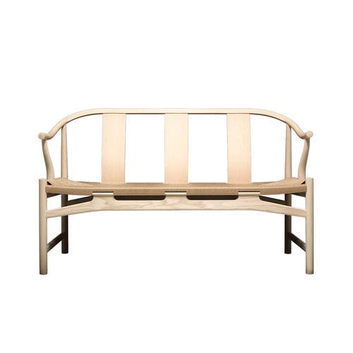 Moderne Bank - pp266 - PP MØBLER - Holz / Kordel / mit Rückenlehne