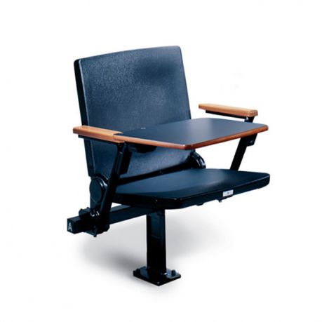 Stoff-Hörsaalstuhl - DIMENSION® 674 - American Seating - Kunststoff / klappbar / mit Ablage