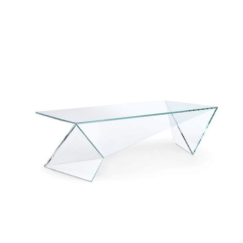 Moderner Couchtisch - ORIGAMI - LIMITED EDITION OF 30 - Barberini & Gunnell - Glas / rechteckig / für Privatgebrauch