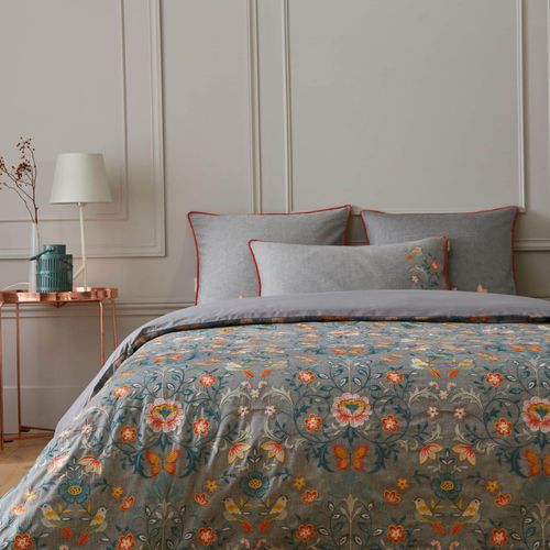 Baumwolle-Bettbezug - SAKIA - MADURA - Polyester / Blumenmotiv