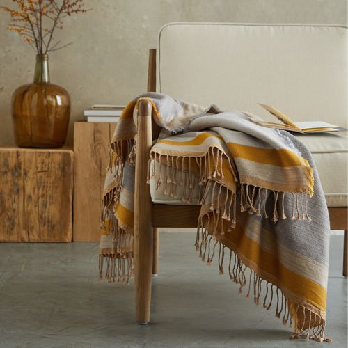 Wolle-Plaid - LUXOR - MADURA - Baumwolle / Acryl