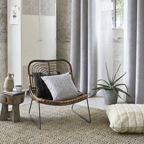 Moderner Teppich - PAOLA - MADURA - einfarbig / Baumwolle / aus Jute