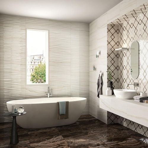 Feinsteinzeugfliesen - ELEGANCE - MARAZZI - Hochglanz / glatt / 3D