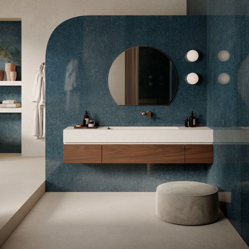 Feinsteinzeugfliesen - GRANDE LUME - MARAZZI - Hochglanz / für den Innenbereich / für Wohnzimmer