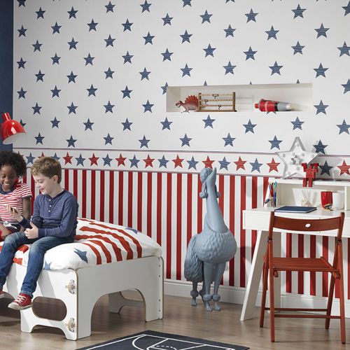 Moderne Tapete - BAMBINO XVII - Rasch - Naturmotiv / Tiermuster / Städtemotiv