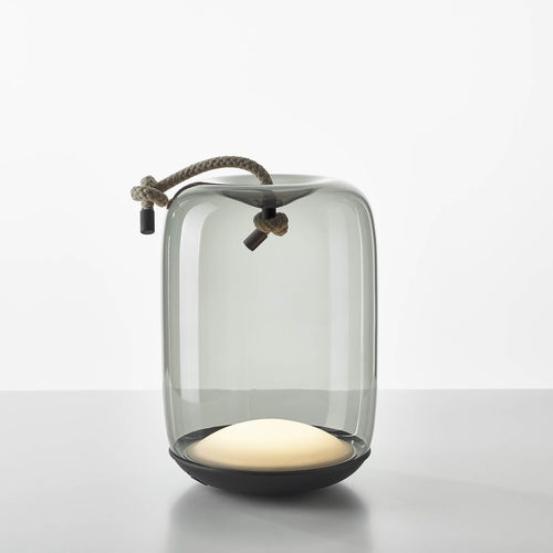 Tischlampe - KNOT - BROKIS - geblasenes Glas / Kunststoff / modern