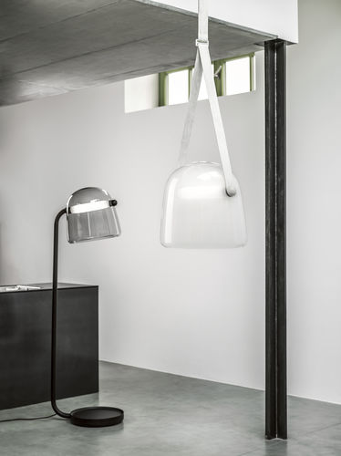 Stehleuchte - MONA PC949 - BROKIS - Holz / geblasenes Glas / modern