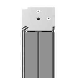 Aluminiumprofil - WP 800-248 - OCTANORM - Eck / Zimmerei / für Pfosten und Riegel