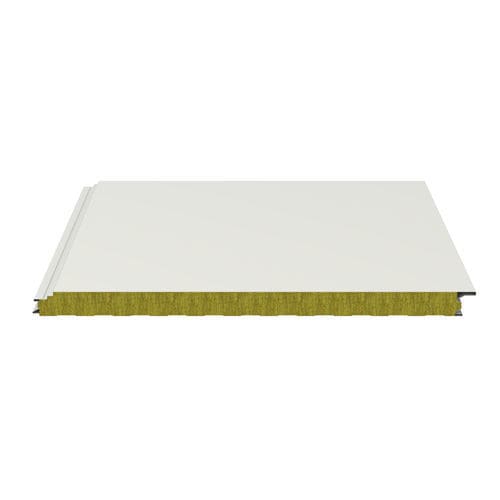 Sandwich-Dämmplatte / für Fassadenelemente - ISOPARETE FIRE EVO - Isopan - für Wand / einseitig metallbeschichtet / Mineralwollekern