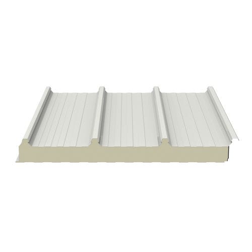 Sandwich-Dämmplatte für Dach - ISOCOP MULTIFUNCTION - Isopan - für Photovoltaik-Anlage / einseitig metallbeschichtet / Polyurethankern