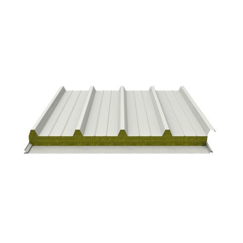 Sandwich-Dämmplatte / für Fassadenelemente - ISOFIRE ROOF FONO - Isopan - für Wand / für Dach / einseitig metallbeschichtet